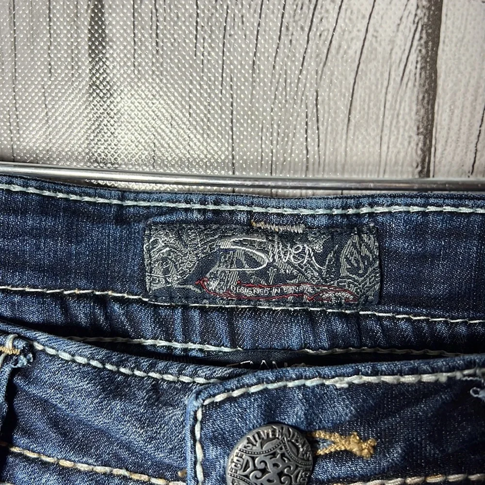 Silver Frances distressed jeans size 27 - Picture 5 of 14